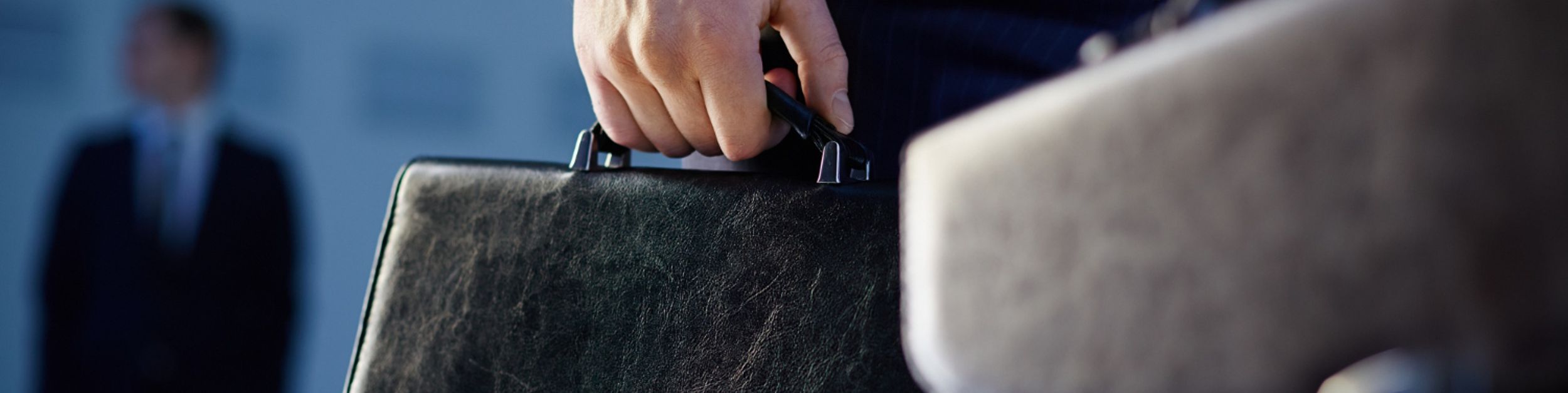 Legal professional reviewing severance documents